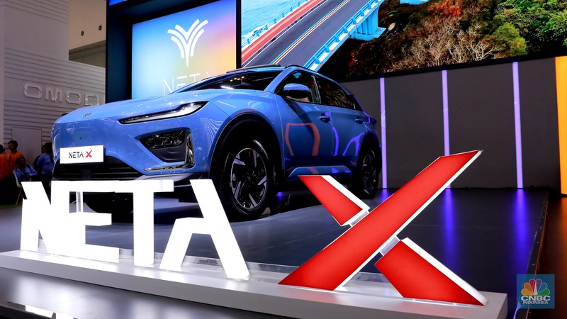 Brand asal China ini debut dengan memperkenalkan Jetour Dashing dan Jetour X70 Plus yang akan dijual di Indonesia di tahun 2024. (CNBC Indonesia/Muhammad Sabki)