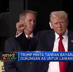 Video: Trump Minta Taiwan Bayar Jasa Dukungan AS Untuk Lawan China