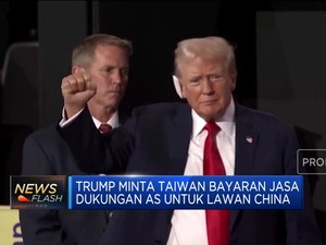 Video: Trump Minta Taiwan Bayar Jasa Dukungan AS Untuk Lawan China
