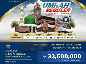 Paket Umrah Reguler Gold Series MAS Umrah & Hajj Mulai Rp 33.5jt by Maktour Group
