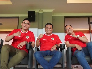Mesranya Walkot Eri Nobar Piala AFF U-19 Bareng Ketua Golkar-Gerindra Surabaya
