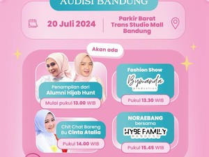 Ada Apa Saja di Audisi Emeron Hijab Hunt  2024 di Bandung? Ini Bocorannya