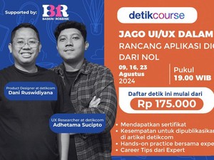 Mau Punya Skill UI/UX dalam 2 Jam? Yuk Belajar Bareng Expert detikcom di detikCourse!