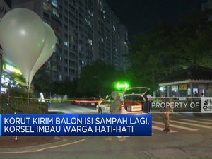 Video: Korut Kirim Balon Isi Sampah Lagi, Korsel Imbau Warga Hati-Hati