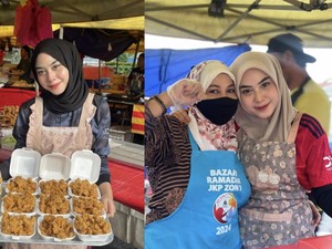 Mahasiswi Cantik Ini Tak Gengsi Bantu Orang Tuanya Jual Ayam Goreng