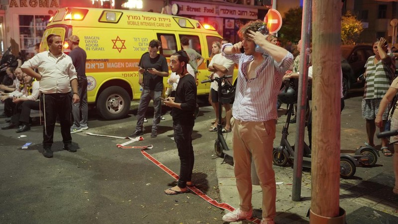 Detik-detik pengeboman drone kamikaze di Tel Aviv, Israel