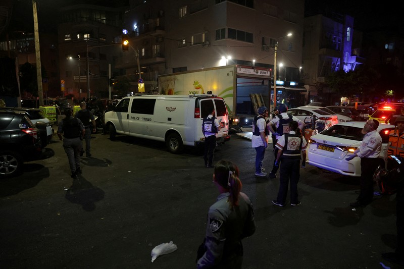 Suasana pasca ledakan di Tel-Aviv, Israel, Jumat (19/7/2024). (REUTERS/Ricardo Moraes) Suasana pasca ledakan di Tel-Aviv, Israel, Jumat (19/7/2024). (REUTERS/Ricardo Moraes)