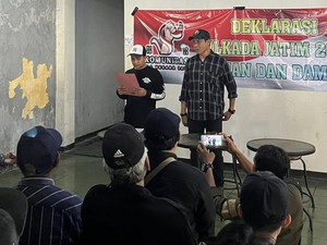 Warga Surabaya Serukan Dukungan-Deklarasi Pemilukada Jatim 2024 Aman-Damai