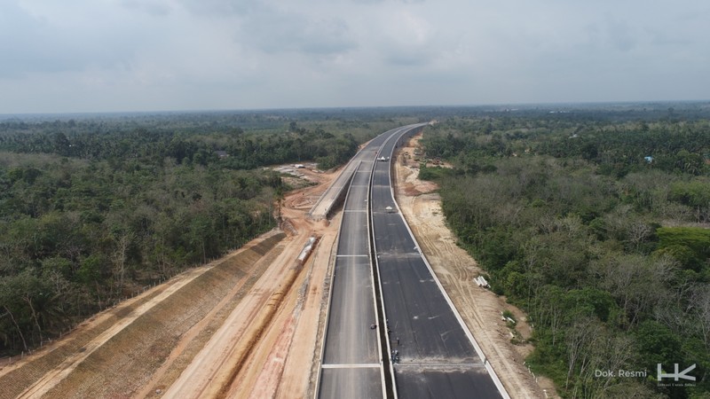 Tol Bayung Lencir - Tempino seksi 3 yang rampung Agustus 2024. (Dok. Hutama Karya) Tol Bayung Lencir - Tempino seksi 3 yang rampung Agustus 2024. (Dok. Hutama Karya)