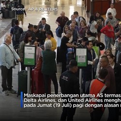 Gangguan IT Global Kacaukan Layanan Penerbangan, TV & Perbankan Dunia