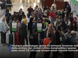 Gangguan IT Global Kacaukan Layanan Penerbangan, TV & Perbankan Dunia