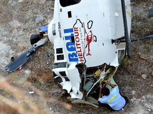 Tanggapan Sandiaga soal Helikopter Jatuh di Bali Diduga Akibat Tali Layangan