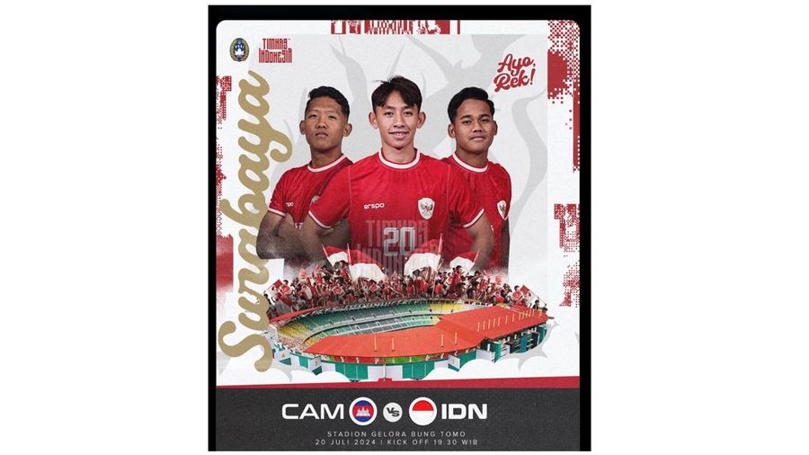 Piala AFF U-19 memasuki laga kedua. Timnas Indonesia akan bertanding melawan Kamboja, Hari ini, Sabtu (20/7/2024). (@TimnasIndonesia)