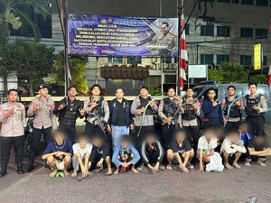 Polisi Gagalkan Aksi Tawuran di Mangga Dua Jakbar, 10 Remaja Diamankan