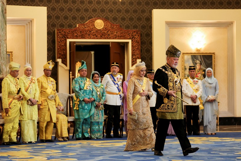 Raja Sultan Ibrahim resmi menjadi raja ke-17 Malaysia dan akan menjabat selama lima tahun. (REUTERS/Hasnoor Hussain/Pool) Raja Sultan Ibrahim resmi menjadi raja ke-17 Malaysia dan akan menjabat selama lima tahun. (REUTERS/Hasnoor Hussain/Pool)