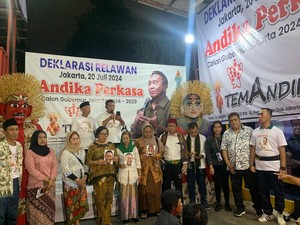 Relawan temAndika Deklarasi Dukung Andika Perkasa Maju Pilgub Jakarta