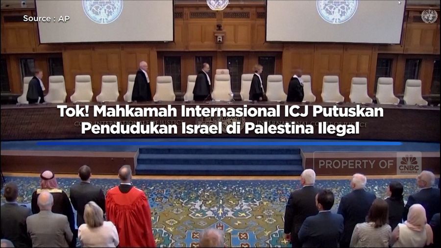 Tok! Mahkamah Internasional ICJ Putuskan Pendudukan Israel di Palestina Ilegal (վ TV)