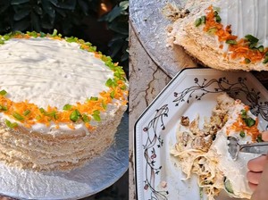 Unik! Baker Ini Bikin Cake dengam Isian Daging Ayam