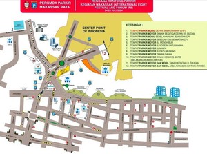 Pemkot Siapkan 12 Titik Parkir F8 Makassar 2024, Cek Lokasinya