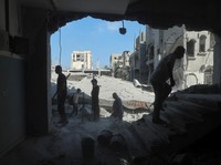 Israel Kembali Serang Gaza, Masjid Nuseirat Hancur