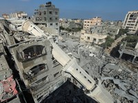 1 Tahun Perang Gaza, Israel Hancurkan 611 Masjid-Gereja Luluh Lantak