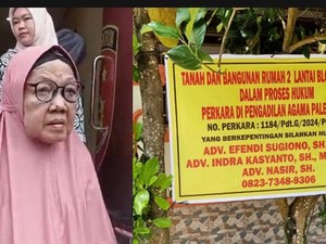 Rumah Nenek Kannut Dipasang Plang Sengketa Usai Dilaporkan 4 Anaknya ke Polisi