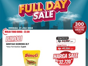 Merapat Bun! Minyak Goreng Murah Meriah di Transmart Full Day Sale