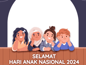 Twibbon Hari Anak Nasional 2024, Lucu-Menarik untuk Tanggal 23 Juli