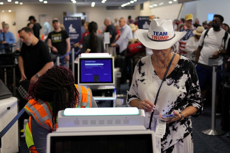 Worldwide Internet Outage New York Screens show a blue error message at a departure floor of LaGuardia Airport in New York on Friday, July 19, 2024, after a faulty CrowdStrike update caused a major internet outage for computers running Microsoft Windows. (AP Photo/Yuki Iwamura)