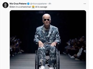 Joe Biden Hingga Bill Gates Adu Gaya di Fashion Show AI Versi Elon Musk