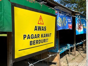 Aset Milik Pemkot Bandung Dipagari Kawat Berduri di Gedebage