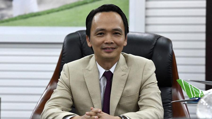 Taipan properti Vietnam Trinh Van Quyet. (Photo by Nhac NGUYEN / AFP/File Foto)
