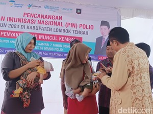 151.608 Anak di Lombok Tengah Akan Divaksinasi Polio