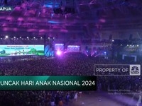 Hari Anak Nasional 2024 Pecahkan Rekor MURI Tari Kolosal 2.600 Pelajar