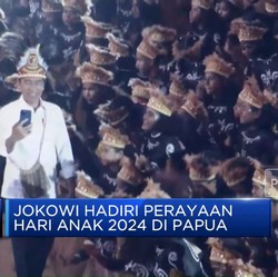 Video; Jokowi Ngevlog & Joget Bareng Anak-anak di Hari Anak Nasional