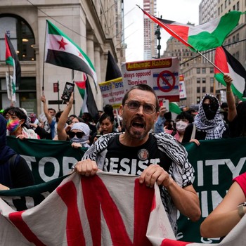 Chaos Demo Israel vs Gaza karena