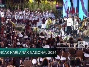 Presiden & Ibu Negara Hadiri Hari Anak Nasional 2024 di Jayapura