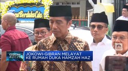 Video: Jokowi-Gibran Melayat ke Rumah Duka Hamzah Haz