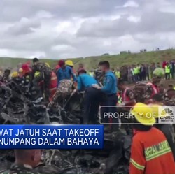 Video: Tragedi Pesawat Jatuh Saat Takeoff di Nepal, Bawa 19 Penumpang