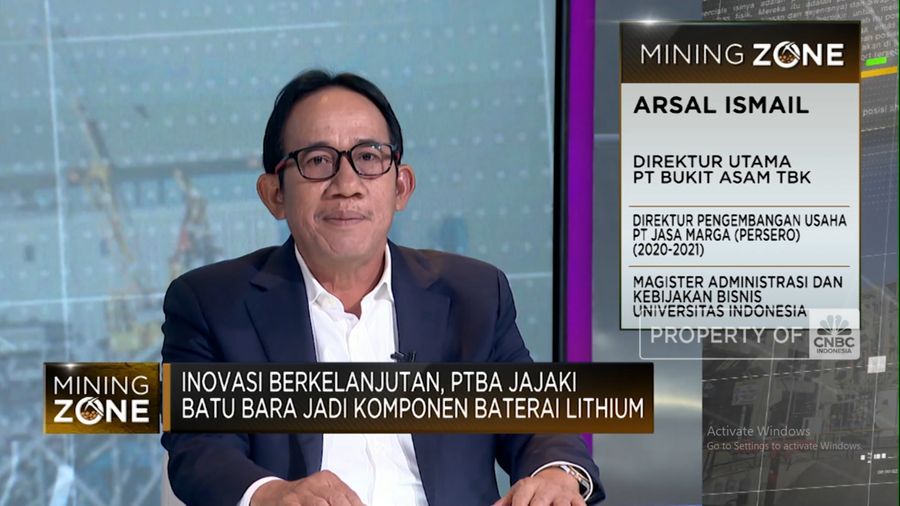 Inovasi Berkelanjutan, PTBA Jajaki Batu Bara Jadi Komponen Baterai Lithium (CNBC Indonesia TV)