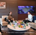 Gibran Bertemu Menkominfo Budi Arie, Bicara Strategi Digital