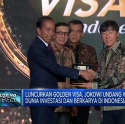 Video: Jokowi Luncurkan Golden Visa, Shin Tae-Yong Dapat Pertama