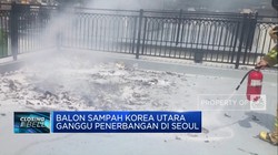 Video: Penerbangan di Seoul Terganggu Balon Sampah Korea Utara