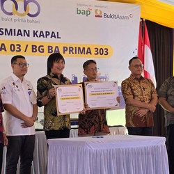 Tingkatkan Kapasitas Angkut Batu Bara, PTBA Tambah Armada Kapal