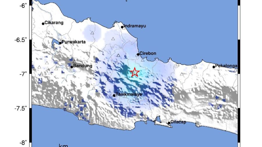 Gempa 4,1M Guncang Kabupaten Kuningan, Jawa Barat/Dok: BMKG