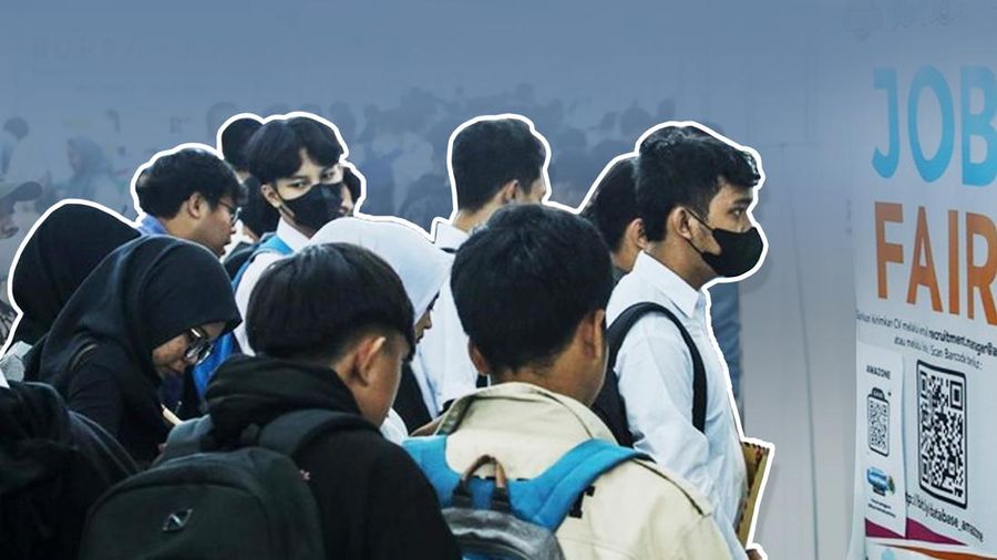 Jumlah Pengangguran Terbuka di Indonesia