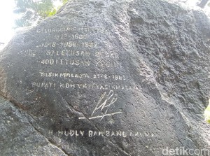 Kisah Batu Letusan Gunung Galunggung Terlempar sampai ke Tasikmalaya