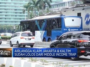 Airlangga Klaim Jakarta & Kaltim Sudah Lolos Dari Middle Income Trap