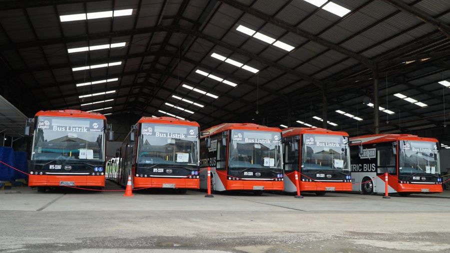 Bus Listrik milik VKTR