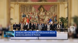 Temui Bos-bos Perusahaan Besar, Prabowo Bahas Kolaborasi RI-Prancis
